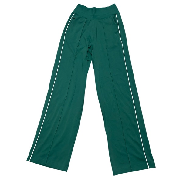 ATHLETA Green Venice High Rise Track Stripe Wide Leg Pant XS TALL - Picture 2 of 6